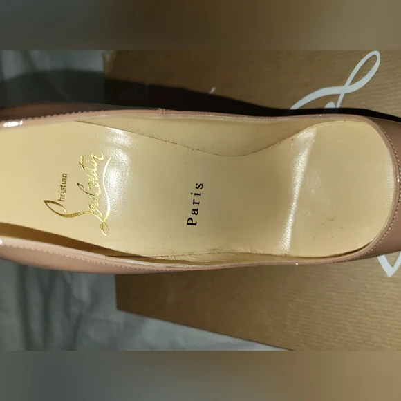 Christian Louboutin Tan Leather Pumps So Kate Size 6 - Picture 3 of 5
